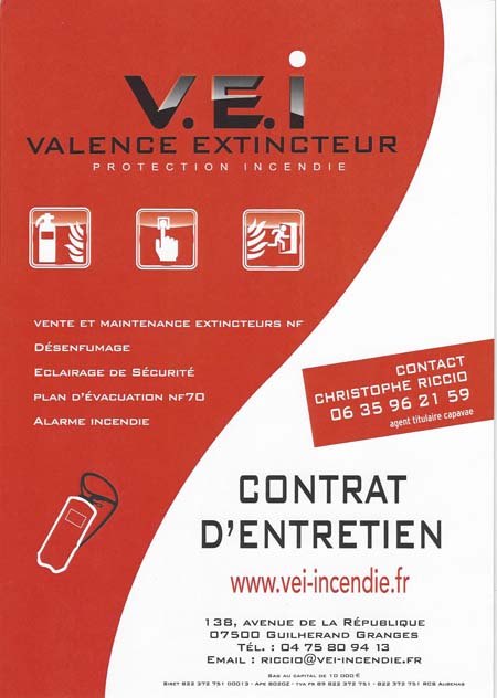 Contrat d'entretien extincteurs Contrat d'entretien extincteurs